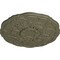 Ekena Millwork Cornelia Ceiling Medallion (Fits Canopies up to 4"), Hand-Painted Spartan Stone, 22 1/2"OD x 1 1/2"P CM22CNSSF - alternate 3